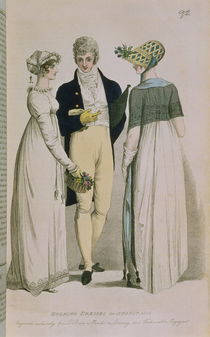 Evening Dresses for August 1808 von English School