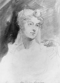 Portrait of The Hon. Augusta Leigh by George Hayter