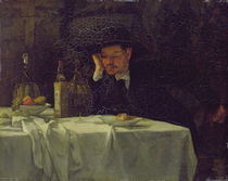 With wine from Rome, 1872 by Heinrich Wilhelm Truebner