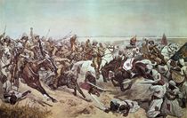 Charge of the 21st Lancers at Omdurman by Richard Caton II Woodville