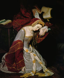 Anne Boleyn in the Tower, detail by Edouard Cibot