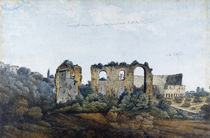The Claudean Aqueduct and Colosseum by Thomas Jones