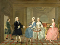 A Family Being Served with Tea von English School