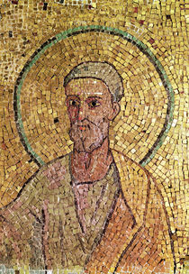 Detail of St. Peter, from the Crypt of St. Peter by Byzantine School