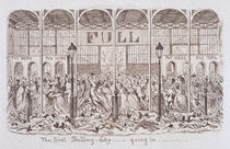 Mayhew's Great Exhibition of 1851: The First Shilling Day - Going In by George Cruikshank