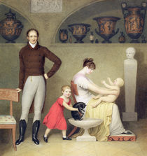 The Artist and his Family, 1813 von Adam Buck