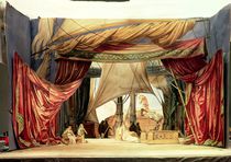 Stage model for the opera 'Tristan and Isolde' by Richard Wagner von German School