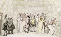 Viewing at the Royal Academy by Thomas Rowlandson