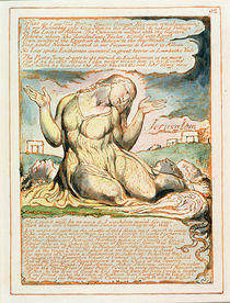 'What do I See!...', plate 92 from 'Jerusalem' 1804-20 by William Blake