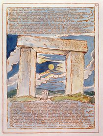 'And this the Form of Mighty Hand...' by William Blake