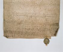 Ecclesiastical deed of the Grand Duke of Moscow by Russian School