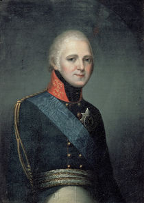 Portrait of Emperor Alexander I by Franz Gerhard von Kugelgen