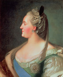 Portrait of Empress Catherine II the Great von Fedor Stepanovich Rokotov