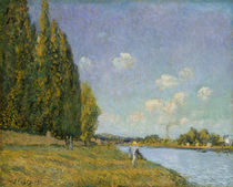 The Seine at Billancourt, 1879 von Alfred Sisley