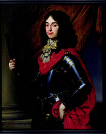 Portrait of Prince Edward of the Palatinate in Armour von Gerrit van Honthorst