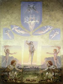 A study for the second version of 'The Morning' by Philipp Otto Runge