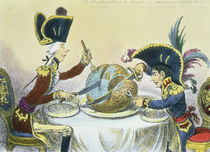 The Plum Pudding in Danger by James Gillray