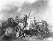 The Battle of Marston Moor by English School