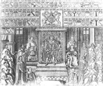 James I of England at Court von English School