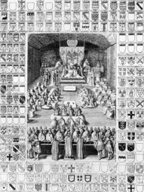 Charles I in the House of Lords by English School