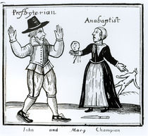 John and Mary Champian, Presbytarianism versus Anabaptism von English School