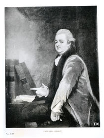 Portrait of Edward Gibbon von English School