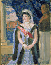 Portrait of the Grand Duchess Maria Pavlovna by Boris Mihajlovic Kustodiev