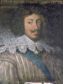 Portrait of Louis of Bourbon Count of Soissons by French School