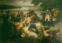 Return of Napoleon to the Island of Lobau after the Battle of Essling von Charles Meynier
