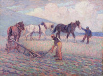 The Turn-Rice Plough, c.1909 by Robert Polhill Bevan