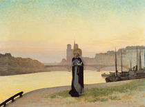 St. Genevieve, 1885 by Edmond-Francois Aman-Jean