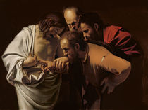 The Incredulity of St. Thomas by Michelangelo Merisi da Caravaggio