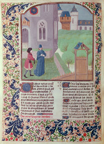 Ms 5064 f.202v The Orchard by French School