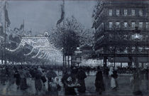 The Grands Boulevards, Paris by Luigi Loir