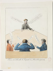 Meeting of the Chamber of Deputies from 17th May to 18th June 1819 by French School