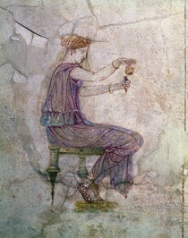 Woman Pouring Perfume into a Phial von Roman