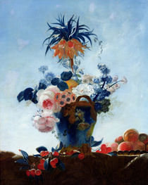 Vase with Flowers by French School