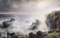 Storm off the Coast of Belle-Ile by Jean Antoine Theodore Gudin