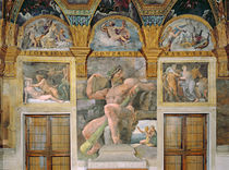Olympia seduced by Jupiter von Giulio Romano