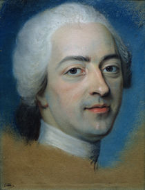 Louis XV King of France and Navarre von Maurice Quentin de la Tour