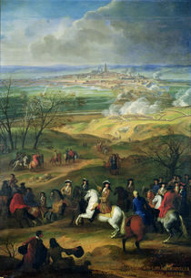 The Siege of Mons by Louis XIV 9th April 1691 by French School