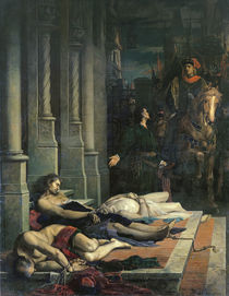The Body of Etienne Marcel is Shown to Dauphin Charles of France by Benjamin Ulmann