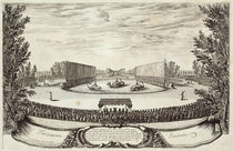 Stage on the Large Pond representing the Isle of Alcine by Israel, the Younger Silvestre