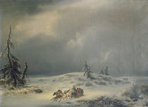 Napoleon at Berezina by Antonio Morghen