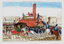 Execution of Louis XVI 21st January 1793 von French School