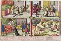 The Assassination of Henri III and the Execution of his Killer von Franz Hogenberg