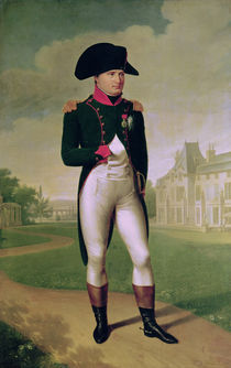 Napoleon I in Front of the Chateau de Malmaison von Francois Pascal Simon, Baron Gerard