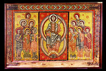 Christ in Majesty Surrounded by the Twelve Apostles by Spanish School