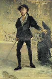 Jean Baptiste Faure in the Opera 'Hamlet' by Ambroise Thomas by Edouard Manet