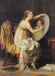 Portrait of Rose Adelaide Ducreux by Jacques Louis David